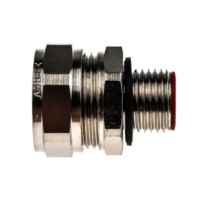 Adaptaflex Nickel Plated Brass Conduit Fitting 16 mm Nominal Size M16 Thread IP68 IP69K IP67 IP66 7TCA296030R0096 SPL16/M16/M