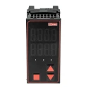 RS PRO Panel Mount PID Temperature Controller, 3 Output Relay, SSR, 24V AC, Dual 4 Digit LED Display 124-1063