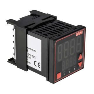 RS PRO Panel Mount PID Temperature Controller 1 Input, 3 Output Relay 240V ac/dc Temperature Control 124-1069