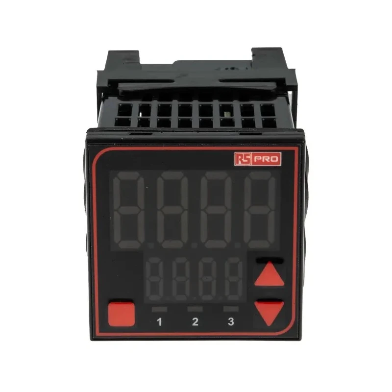 RS PRO Panel Mount PID Temperature Controller 1 Input, 3 Output Relay 240V ac/dc Temperature Control 124-1069