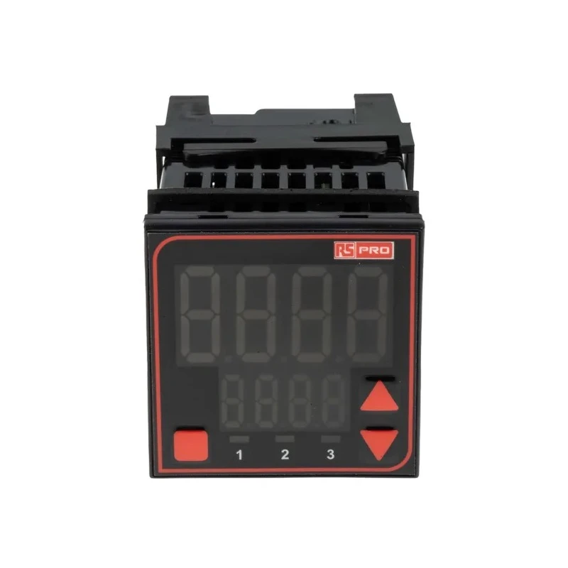 RS PRO Panel Mount PID Temperature Controller 3 Output Relay SSR 24 V AC/DC 48x48mm 124-1068