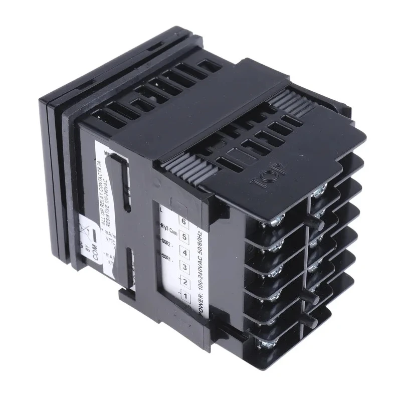 RS PRO Panel Mount PID Temperature Controller, 3 Output SSR, Relay, 240V AC, Dual 4 Digit LED Display 124-1070
