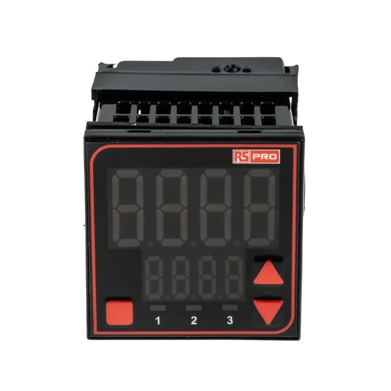 RS PRO Panel Mount PID Temperature Controller 3 Output Relay 240V AC Temperature Control 124-1072