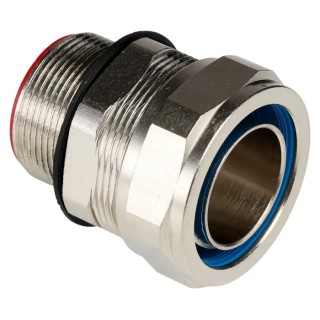 Adaptaflex Brass Nickel Plated 32 mm Nominal Size M32 Threaded Conduit Fitting SPL Series 7TCA296030R0256 SPL32/M32/M