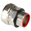 Adaptaflex Brass Nickel Plated 32 mm Nominal Size M32 Threaded Conduit Fitting SPL Series 7TCA296030R0256 SPL32/M32/M