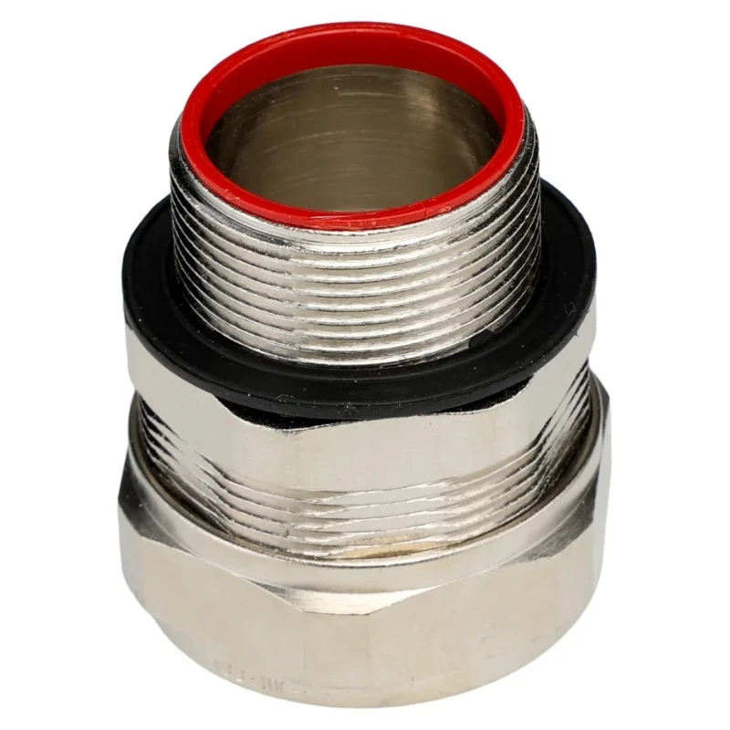 Adaptaflex Brass Nickel Plated 32 mm Nominal Size M32 Threaded Conduit Fitting SPL Series 7TCA296030R0256 SPL32/M32/M