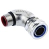 Adaptaflex Nickel Plated Brass Conduit Fitting 20 mm Nominal Size M20 IP67 Rated SPL20/M20/90 X 5