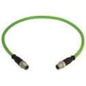 HARTING Male 4 Way Straight to Male 12 Way Straight Sensor Actuator Cable 3 m 250V IEC 61076-2-101 IP67 D 21349292477030