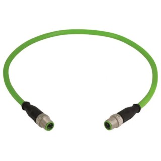 HARTING Male 4 Way Straight to Male 12 Way Straight Sensor Actuator Cable 3 m 250V IEC 61076-2-101 IP67 D 21349292477030