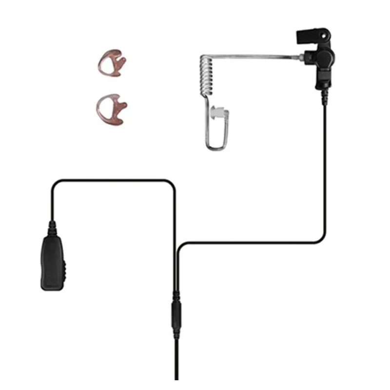 Motorola Surveillance Two Wire Earpiece Compatible with TLKR Series Walkie Talkies 11ACH2042M2