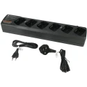 Motorola 6 Way Charger for XT460 and XT420 Walkie Talkie Batteries PMLN6385