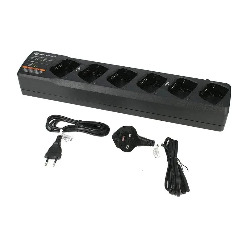 Motorola 6 Way Charger for XT460 and XT420 Walkie Talkie Batteries PMLN6385