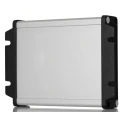 Hammond Flanged Aluminium Enclosure 151.6 mm x 106.9 mm x 34.9 mm Silver Black Lid IP65 