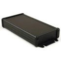 Hammond Flanged 1457 Series Black Black Lid Aluminium Enclosure IP65 31.5mm x 192mm x 87mm 
