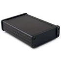 Hammond 1457 Series Black Black Lid Aluminium Enclosure IP54 31.4 mm x 87 mm x 171.2 mm 