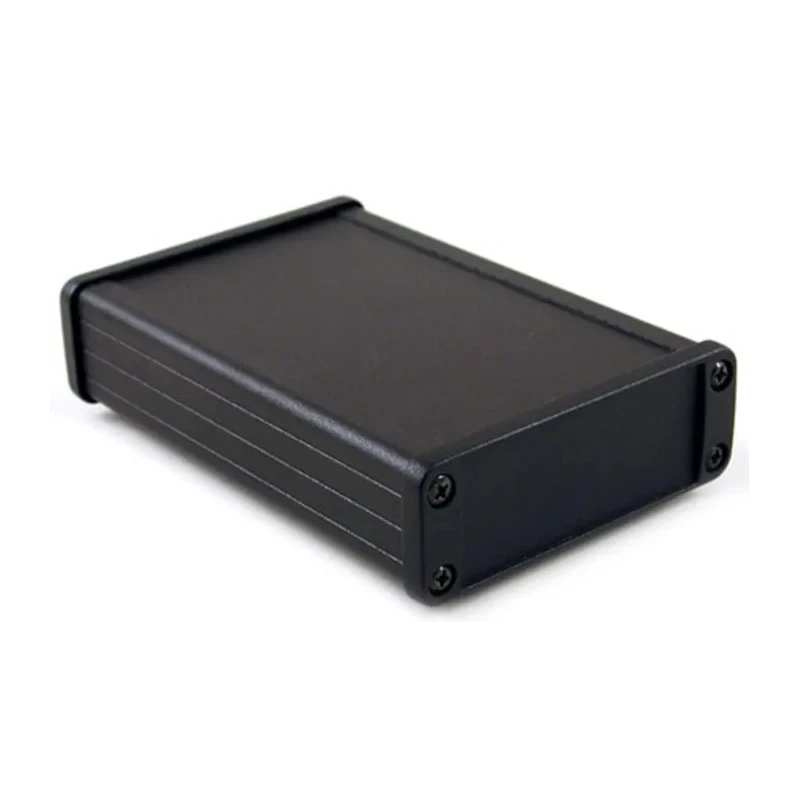 Hammond 1457 Series Black Black Lid Aluminium Enclosure IP54 31.4 mm x 87 mm x 171.2 mm 