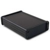 Hammond 1457 Series Black Black Lid Aluminium Enclosure IP54 31.4 mm x 87 mm x 171.2 mm