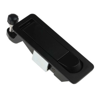 RS PRO Die Cast Zinc Compression Latch Black Powder Coated 111mm 124-1901