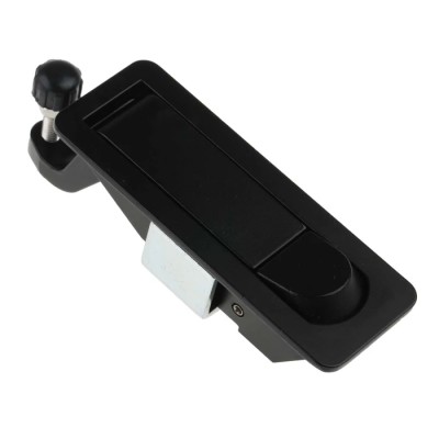 RS PRO Die Cast Zinc Compression Latch Black Powder Coated 111mm 124-1901