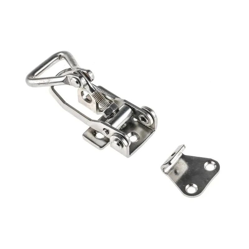RS PRO Stainless Steel Adjustable Toggle Latch 125 mm Polished Finish 124-1912