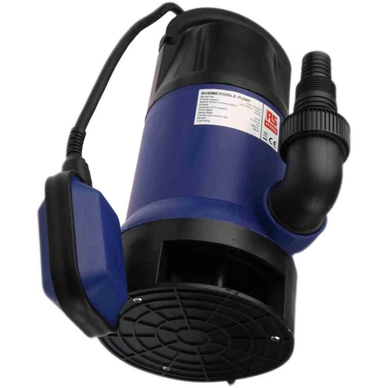 RS PRO 230V 0.8 bar Submersible Water Pump, 216L/min, Plastic Body, 750W, IPX8 124-1949