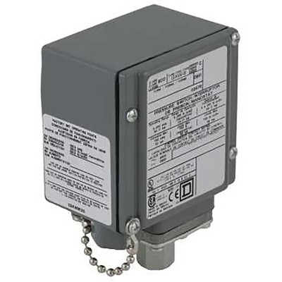 Telemecanique Sensors 9012G Series Pressure Switch 0.2 bar to 10.3 bar, SPDT Contact, 250V Maximum Supply Voltage 9012GAW5