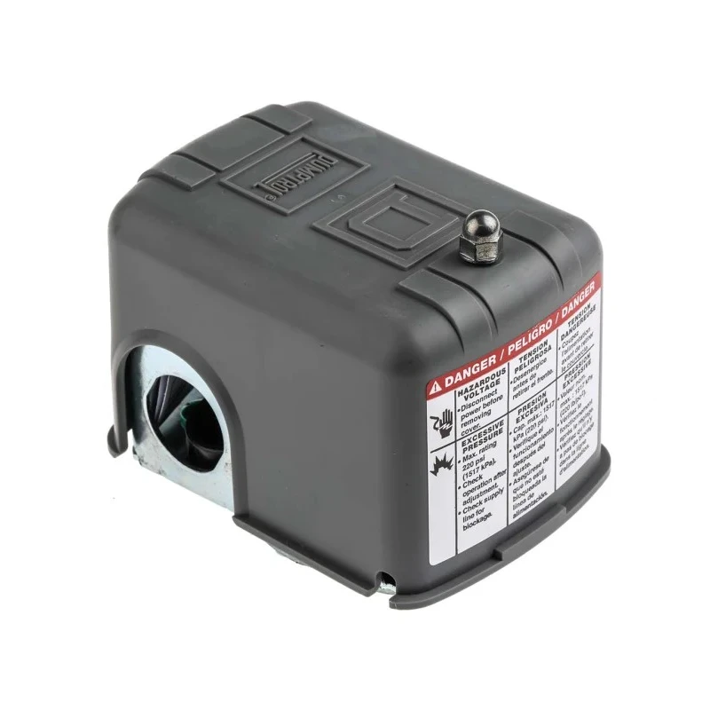 Telemecanique Sensors Compact Pressure Switch 30 psi to 50 psi Noryl Thermoplastic Housing 2 NC Contacts Model 9013FSG2J21