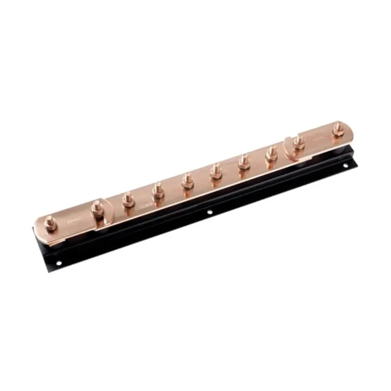 WJ Furse Copper Earth Bar L. 475 mm x W. 90 mm x H. 96 mm 6 Ways 7TCA083670R0676 LK243-6