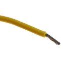 Alpha Wire Hook Up Wire PVC Series Yellow, 20 AWG, 10 x 0.25 mm Strands, 305 m Length, 300V, Flame Retardant 3053 YL001
