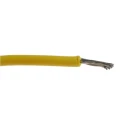 Alpha Wire Hook Up Wire PVC Series Yellow, 20 AWG, 10 x 0.25 mm Strands, 305 m Length, 300V, Flame Retardant 3053 YL001