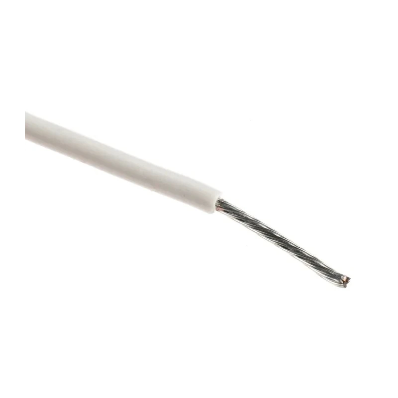 Alpha Wire Hookup Wire PVC Series White 20 AWG 10x0.25mm Core Strands 305 m Length 300V Flame Retardant 3053 WH001