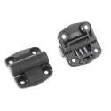 RS PRO Matt Thermoplastic Free Swing Detent Hinge with Fixed Pin, Screw Fixing, 57 mm x 51 mm x 18 mm 124-1906