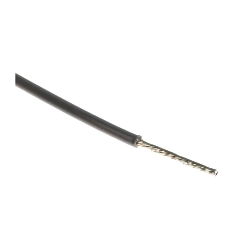 Alpha Wire Hook Up Wire PVC Series Grey 20 AWG 10/0.25 mm Core Strands 305 m 3053 SL001