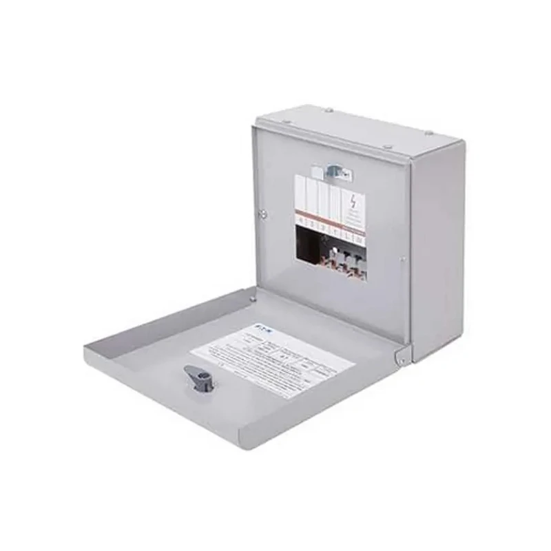 Eaton Lockable Memshield 3 Single Phase Distribution Board 125A Current Rating 4 Way EAM4 EAM4