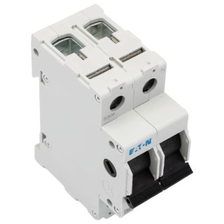 Eaton 1P+N-Pole DIN Rail Isolator Switch IP40, 125A, Black Handle, Screw Terminal EAMS1251N