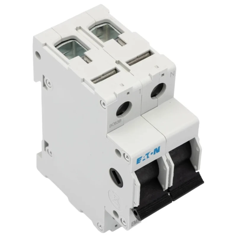 Eaton 1P+N-Pole DIN Rail Isolator Switch IP40, 125A, Black Handle, Screw Terminal EAMS1251N