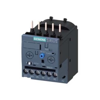 Siemens Overload Relay 1 NO/1 NC, 4A F.L.C, 4A Contact Rating, 0.1W Power, 3P DIN Rail Mount 3RB3113-4PB0
