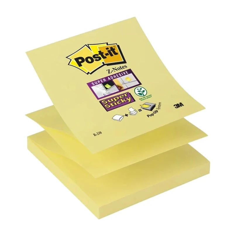 Post-It Yellow Sticky Note 100 Notes per Pad 76 mm x 76 mm BP839