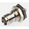 Telegartner TNC Series Coaxial Connector Panel Mount Female TNC, 50 Ω, Straight Body Crimp J01011B0030
