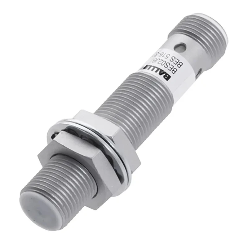 BALLUFF Threaded Barrel Inductive Proximity Sensor M12 x 1 PNP 30V 2mm Detection Brass Housing BES 516-325-S4-W