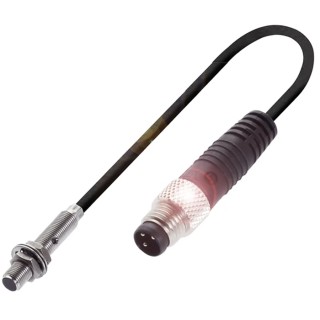 BALLUFF Threaded Barrel Inductive Proximity Sensor M5 PNP 30V 1.5 mm Stainless Steel BES 516-3005-G-E4-C-S49-00,2