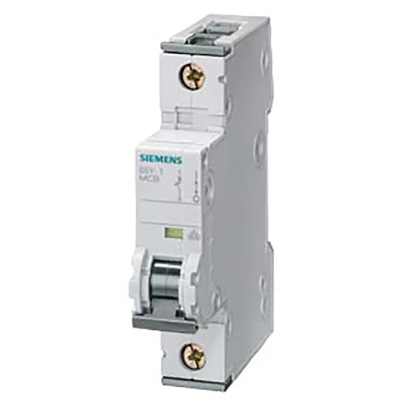 Siemens SENTRON Miniature Circuit Breaker, 1-Pole, 50A, Type D Trip Characteristic, 400V AC, 72V DC, 10 kA 5SY4150-8