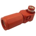 Amphenol Industrial SURLOK PLUS RADSOK EV Connector Male 100A 1000V Crimp Right Angle SLPPA16BSB / C10-730186-130