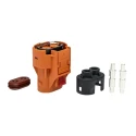 Amphenol Industrial EV Connector Epower Lite RADSOK Plug with HVIL Male 70A 800V IP67 ELP2A02 / C10-738026-2AS2