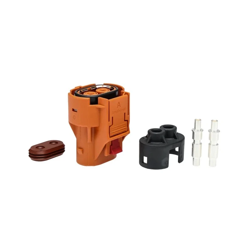 Amphenol Industrial EV Connector Epower Lite RADSOK Plug with HVIL Male 70A 800V IP67 ELP2A02 / C10-738026-2AS2