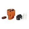 Amphenol Industrial EV Connector Epower Lite RADSOK Plug with HVIL Male 70A 800V IP67 ELP2A02 / C10-738026-2AS2