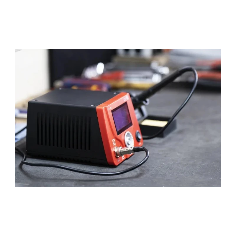 RS PRO Soldering Station 60 W, 220V, 240V, LCD Display, ESD Safe 124-4132