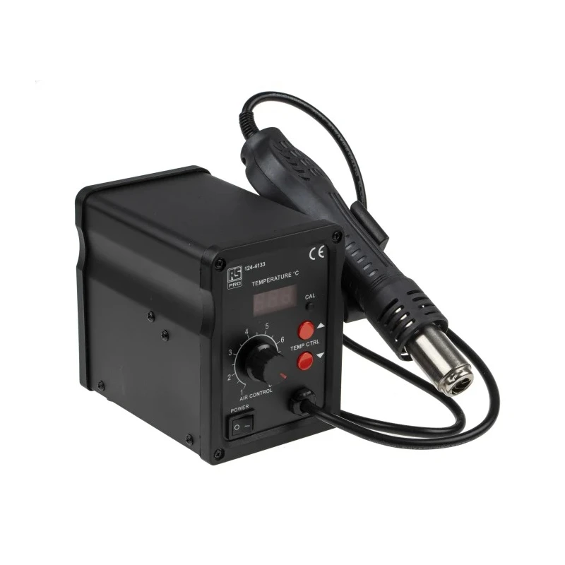 RS PRO Soldering Station 700 W, LED Display, 220V, Temperature Control 450°C 124-4133