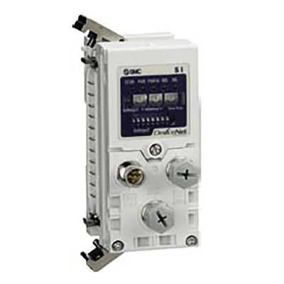 SMC Pneumatic Logic Controller 24V, 32 PNP Outputs, LCD Display, Industrial Automation EX600