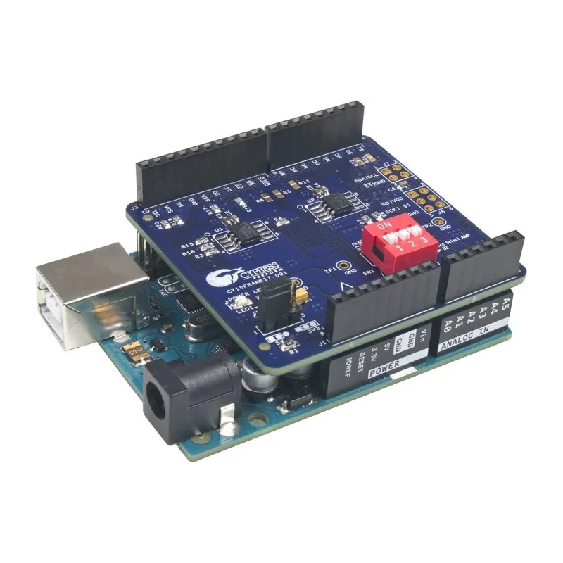 Infineon Arduino-Compatible Serial F-RAM Development Kit 3.3 V / 5 V CY15FRAMKIT-001